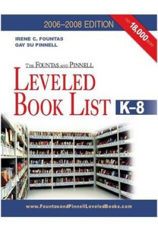 Cover of The Fountas and Pinnell Leveled Book List