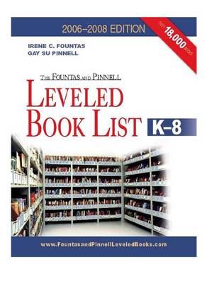 Book cover for The Fountas and Pinnell Leveled Book List