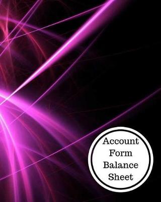 Book cover for Account Form Balance Sheet