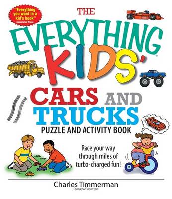 Book cover for The Everything Kids' Cars and Trucks Puzzle and Activity Book