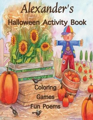 Book cover for Alexander's Halloween Activity Book