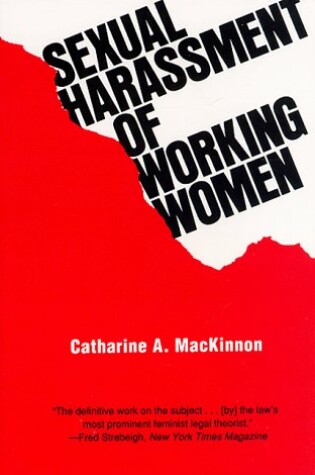 Cover of Sexual Harassment of Working Women