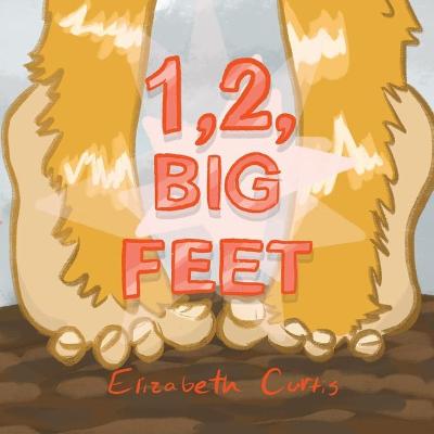 Book cover for 1, 2, Big Feet