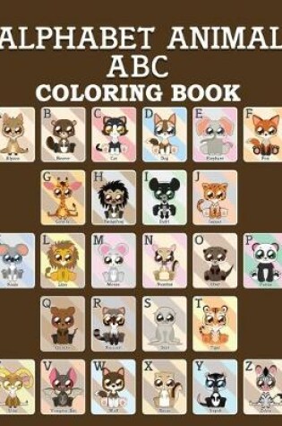 Cover of Alphabet Animal ABC Coloring Book