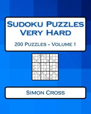 Book cover for Sudoku Puzzles Very Hard Volume 1