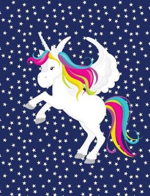 Book cover for Unicorn School Supplies Composition Notebook 200 Pages (100 Sheets)