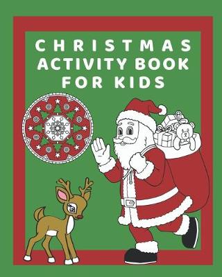 Book cover for Christmas Activity Book for Kids