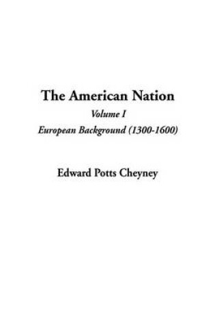 Cover of The American Nation, V1