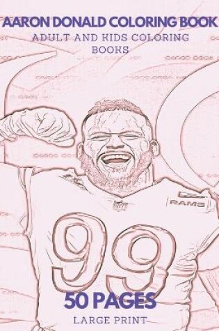 Cover of Aaron Donald Coloring Book