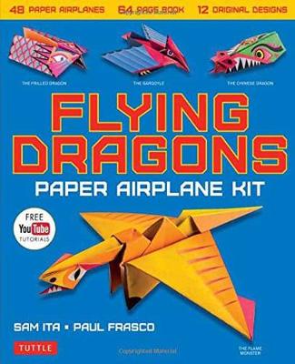 Book cover for Flying Dragons Paper Airplane Kit