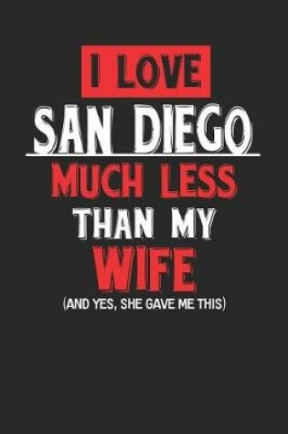 Cover of I Love San Diego Much Less Than My Wife (and Yes, She Gave Me This)