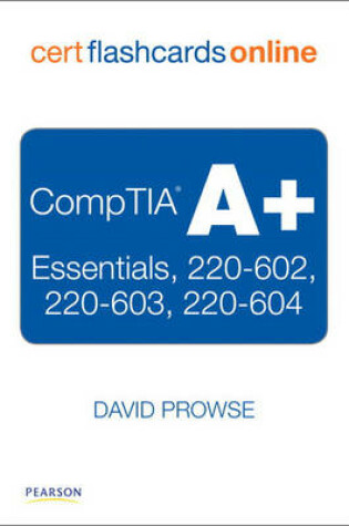 Cover of CompTIA A+ Cert Flash Cards Online