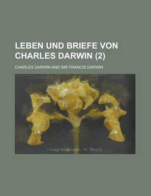 Book cover for Leben Und Briefe Von Charles Darwin (2)