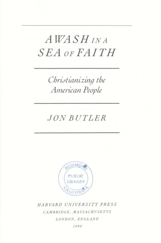 Cover of Awash in a Sea of Faith