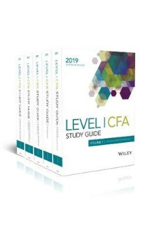 Cover of Wiley Study Guide for 2019 Level I CFA Exam