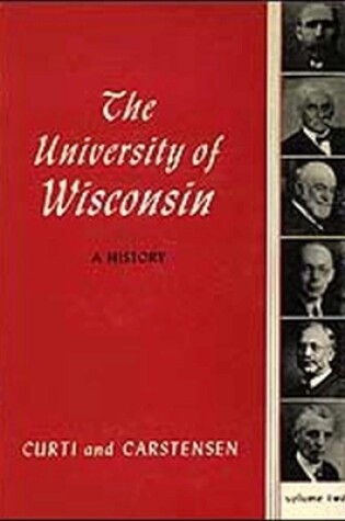 Cover of The University of Wisconsin, a History