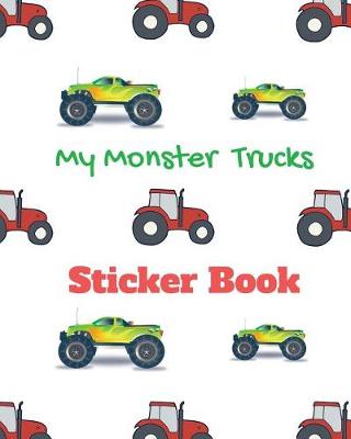 Book cover for My Monster Trucks Sticker Book