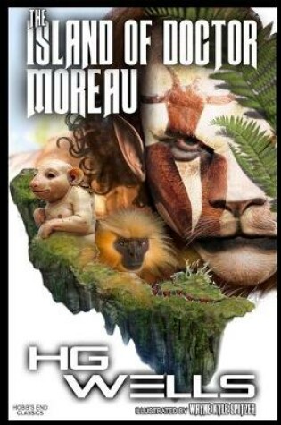 Cover of The Island of Doctor Moreau (Illustrated)