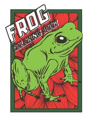 Book cover for Frog Coloring Book