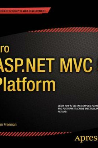 Cover of Pro ASP.NET MVC 5 Platform