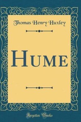 Cover of Hume (Classic Reprint)
