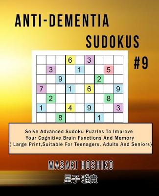 Book cover for Anti-dementia Sudokus #9