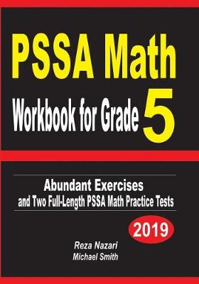 Book cover for PSSA Math Workbook for Grade 5