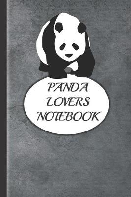 Book cover for Panda Lovers Notebook