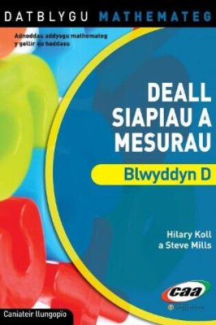Cover of Datblygu Mathemateg: Deall Siapiau a Mesurau - Blwyddyn D