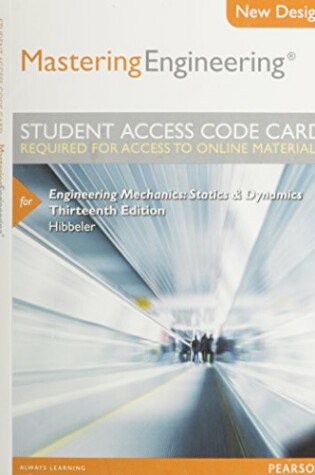 Cover of Modified Mastering Engineering -- Access Card -- for Engineering Mechanics