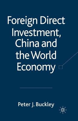 Book cover for Foreign Direct Investment, China and the World Economy