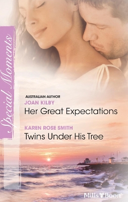Book cover for Her Great Expectations/Twins Under His Tree