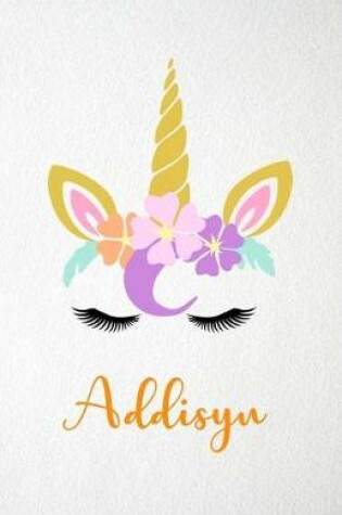 Cover of Addisyn A5 Lined Notebook 110 Pages