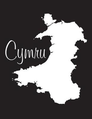 Book cover for Cymru - Black 101 - Lined Notebook with Margins - 8.5X11