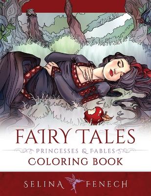 Book cover for Fairy Tales, Princesses, and Fables Coloring Book