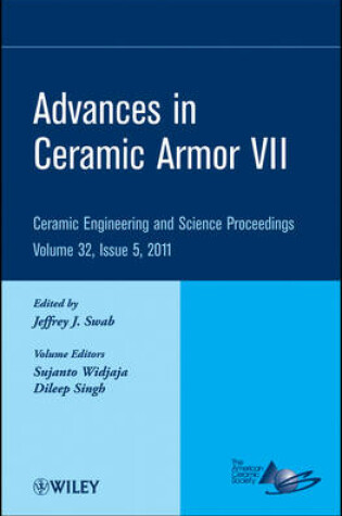 Cover of Advances in Ceramic Armor VII, Volume 32, Issue 5