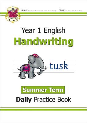 Book cover for KS1 Handwriting Year 1 Daily Practice Book: Summer Term