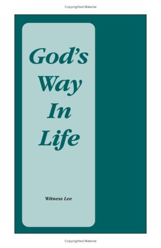 Book cover for God's Way in Life