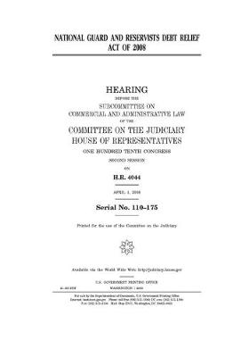 Book cover for National Guard and Reservists Debt Relief Act of 2008