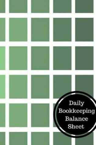 Cover of Daily Bookkeeping Balance Sheet