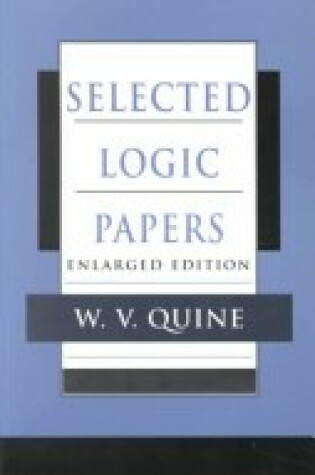 Cover of Selected Logic Papers