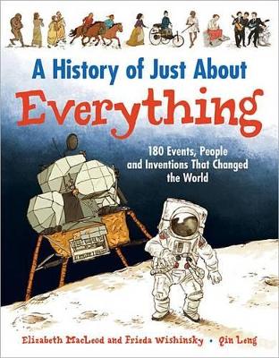 Book cover for History of Just About Everything: 180 Events, People and Inventions that Changed the World