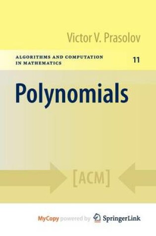 Cover of Polynomials