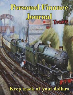 Book cover for Trains Personal Finance Journal