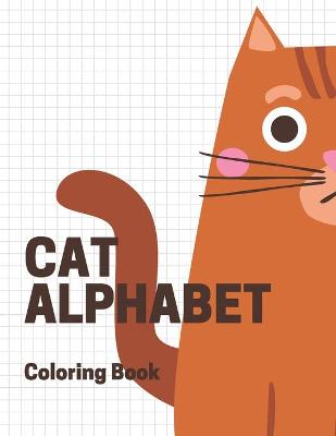 Book cover for Cat Alphabet Coloring Book