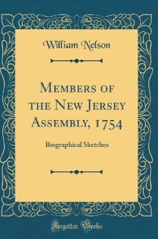 Cover of Members of the New Jersey Assembly, 1754