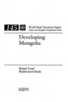 Book cover for Developing Mongolia