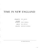 Book cover for Time in New England