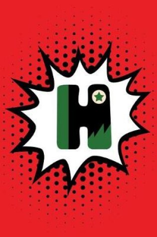 Cover of Superhero Comic Book 'H' Monogram Journal