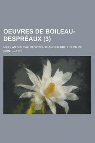 Cover of Oeuvres de Boileau-Despreaux (3)